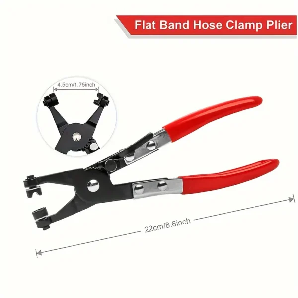 PMMJ 3pc Hose Clamp Pliers Set – Long Reach Automotive Tool Kit - Image 9