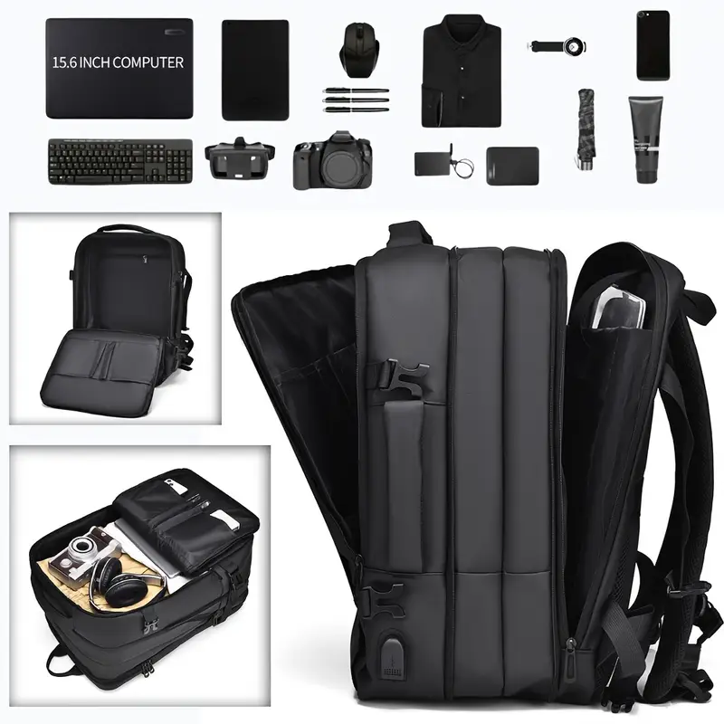 WEIXIER Dual-Use Travel Laptop Backpack โ Unisex, Large Capacity, Shoe Compartment - Image 3