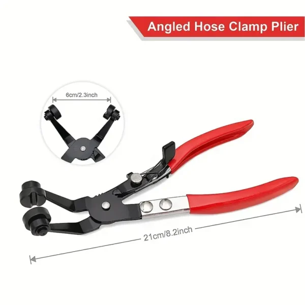 PMMJ 3pc Hose Clamp Pliers Set – Long Reach Automotive Tool Kit - Image 3