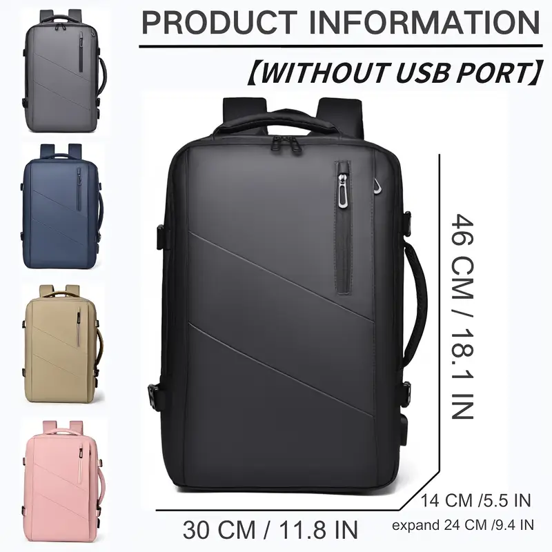 WEIXIER Dual-Use Travel Laptop Backpack โ Unisex, Large Capacity, Shoe Compartment - Image 7