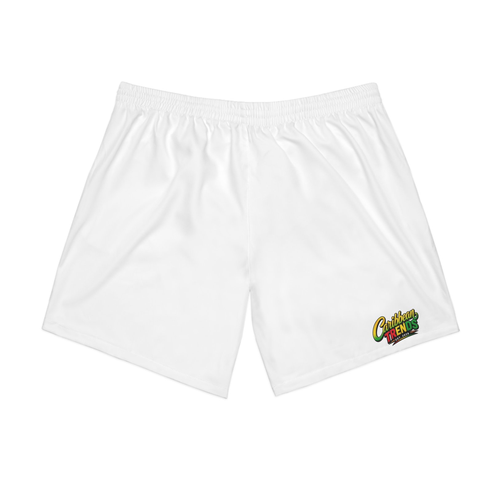 Barbados Flag Beach Shorts — Men's Island Swim Trunks - Image 2