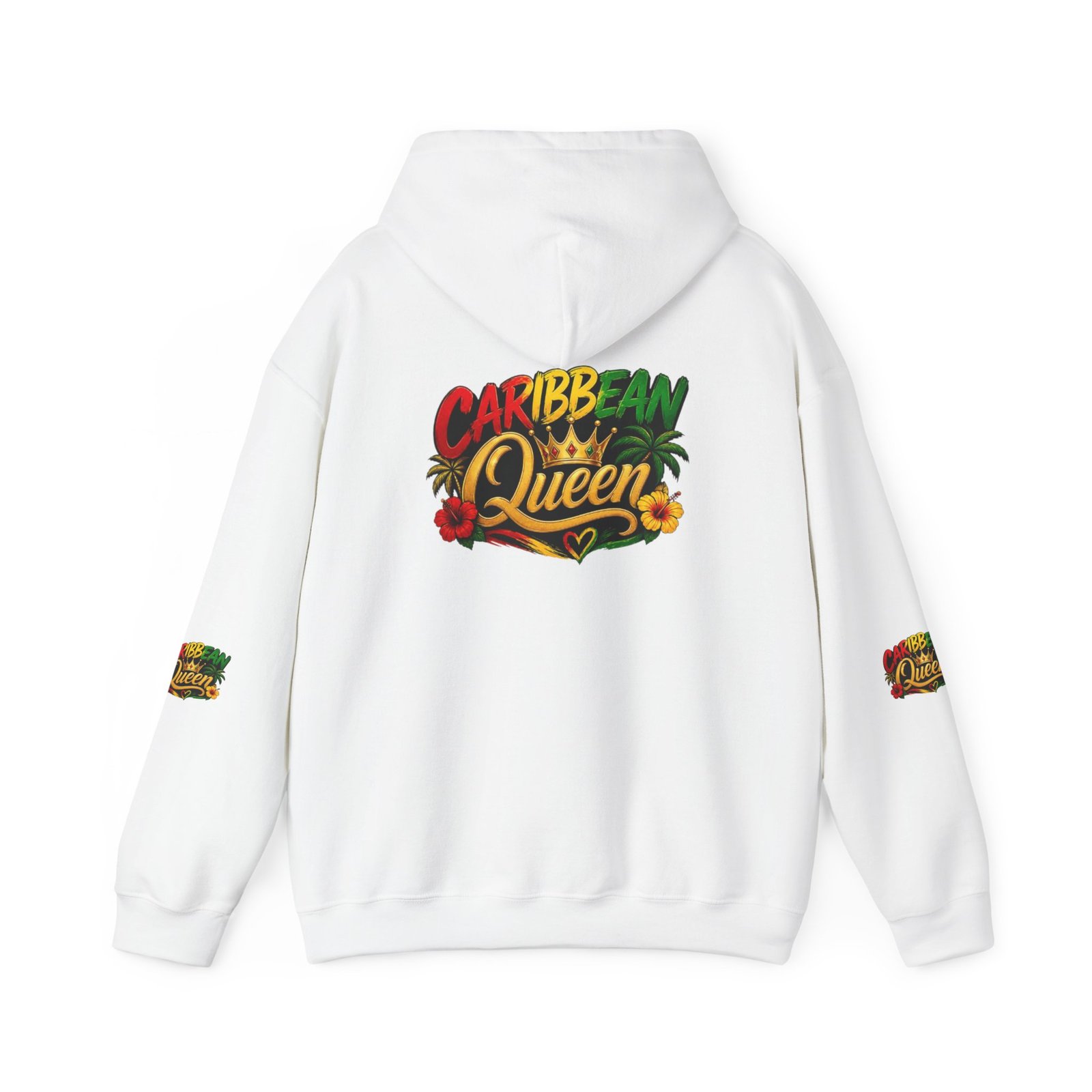 Caribbean Queen Hoodie – Tropical Island Pride Pullover - Image 2