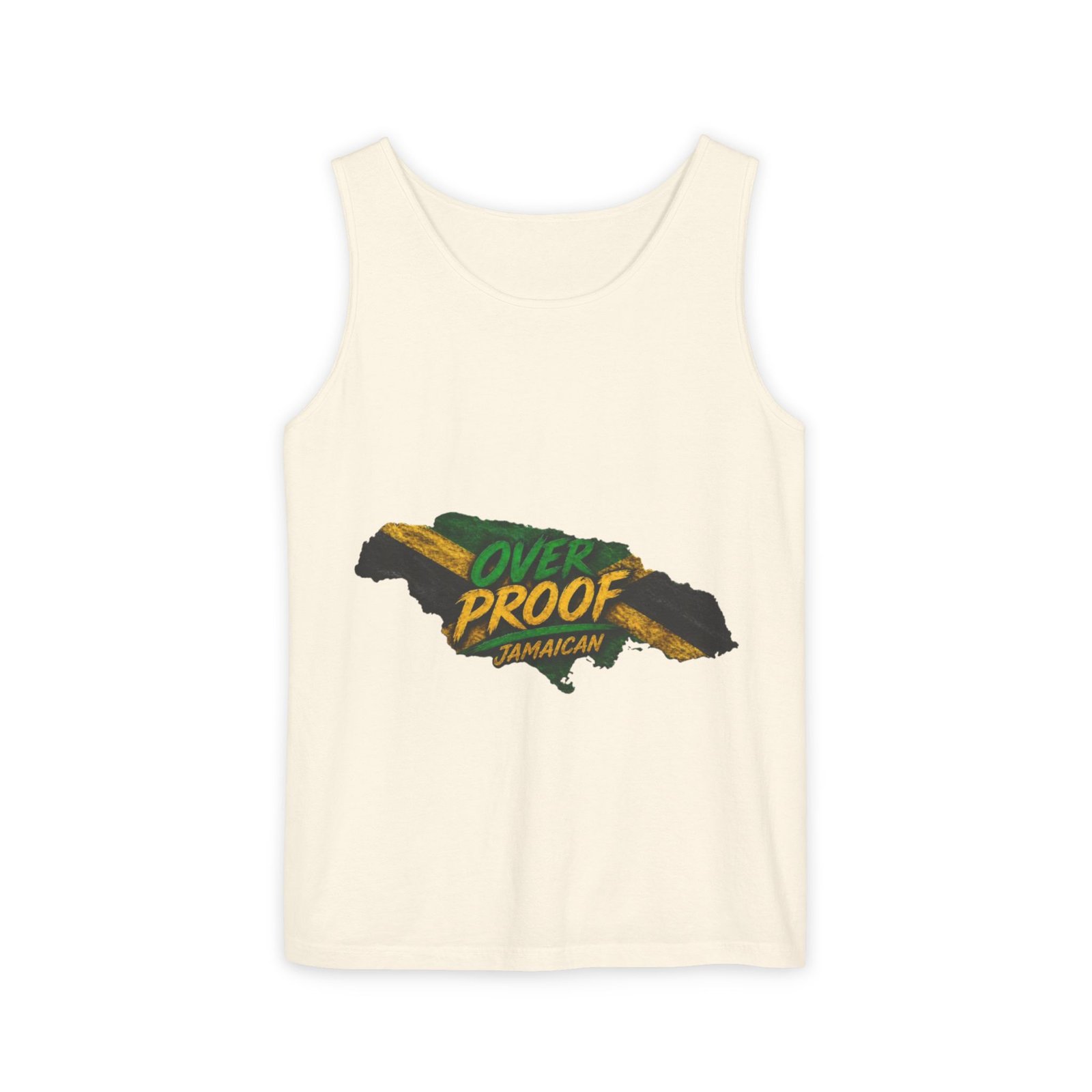 Jamaica Map "Overproof" Men Tank Top — Island Vibe Graphic Tank - Image 13