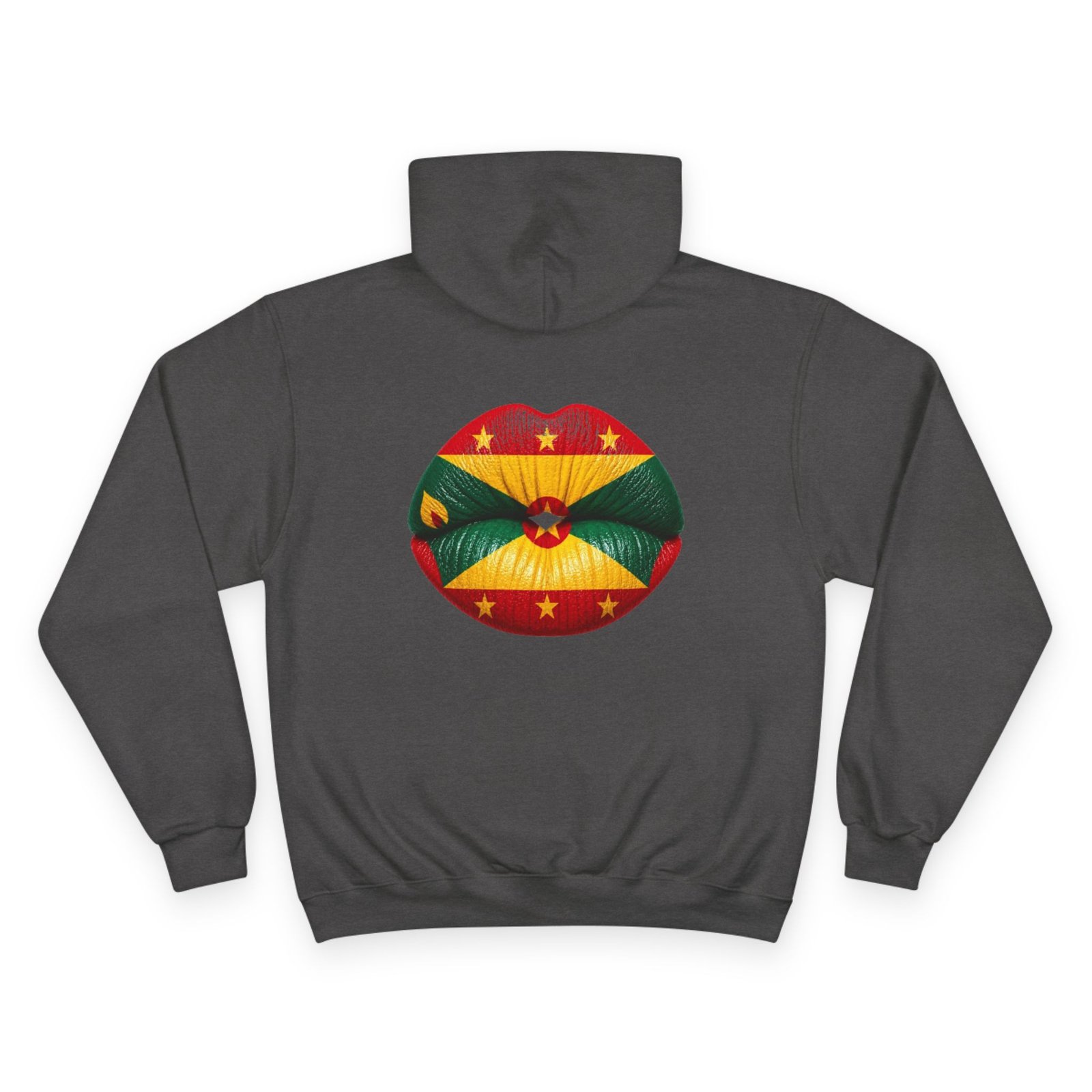 Grenada Flag Lips Hoodie — Bold Caribbean Pride Pullover - Image 10