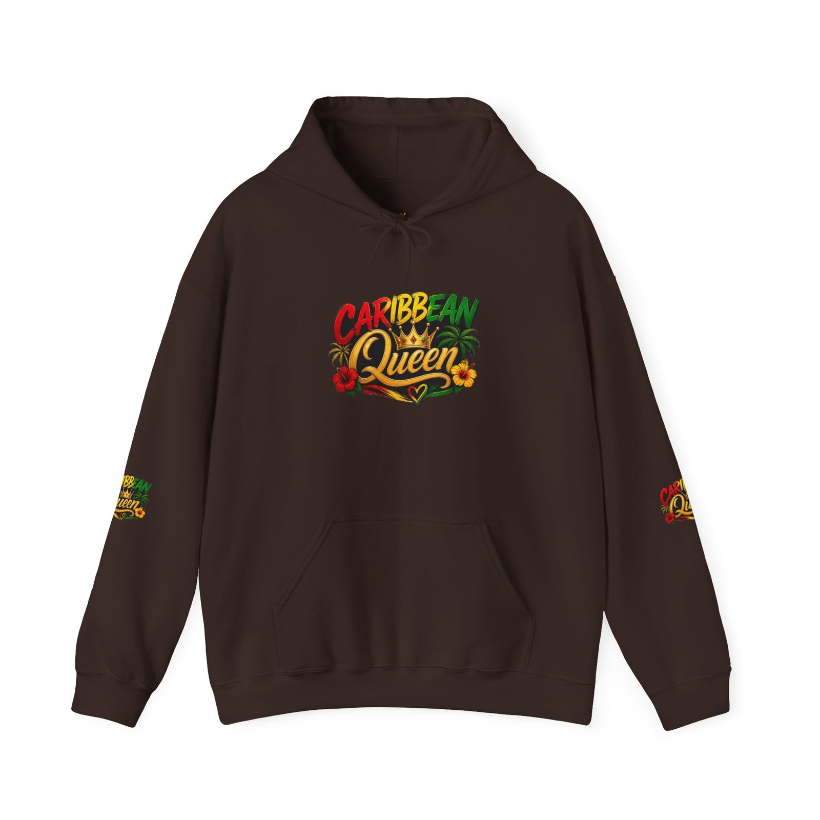 Caribbean Queen Hoodie – Tropical Island Pride Pullover - Image 21