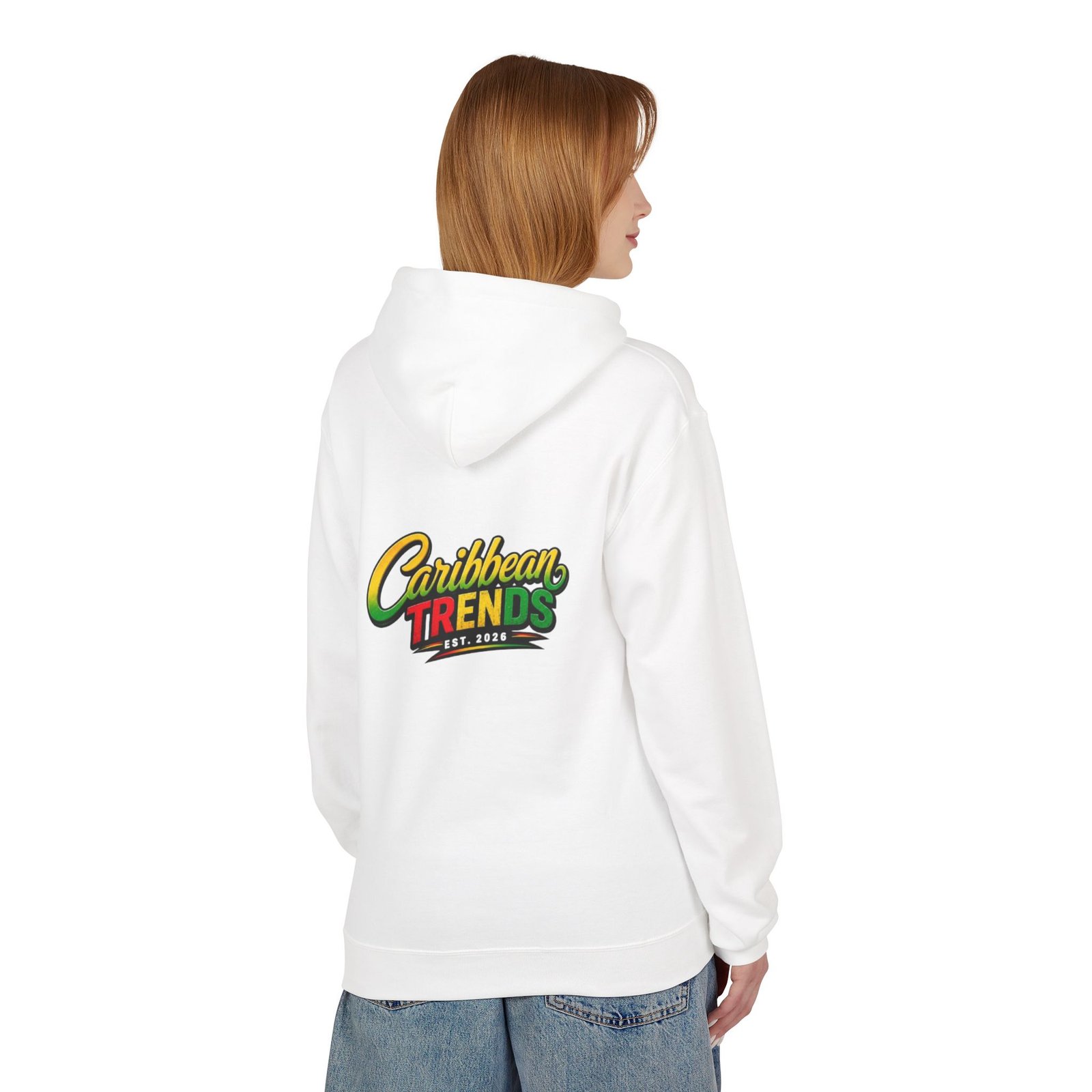 Jamaica Pride Men Hoodie — "Overproof Jamaican" Map Graphic - Image 4