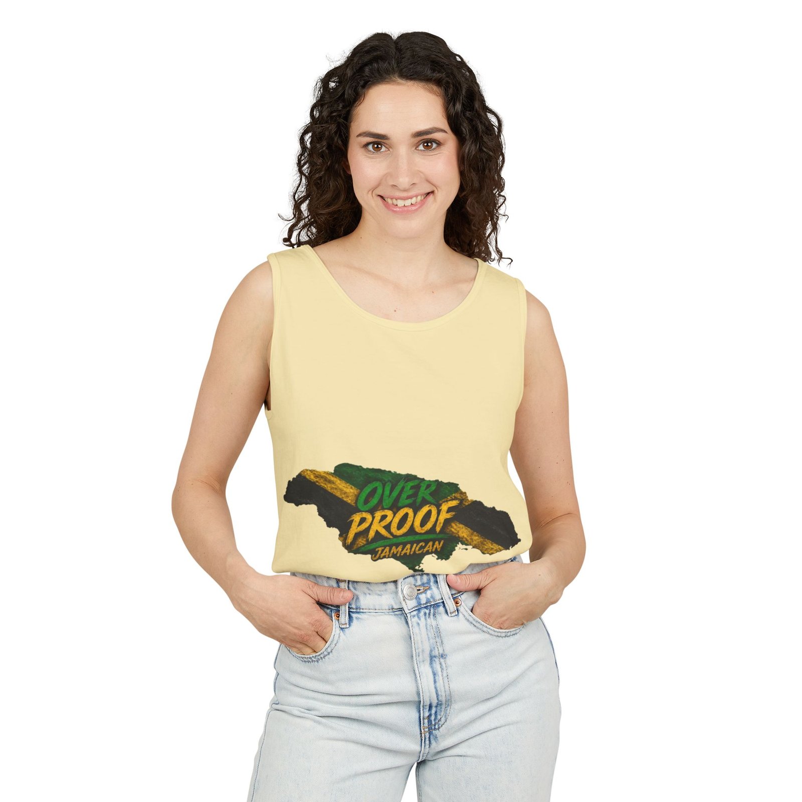Jamaica Map "Overproof" Men Tank Top — Island Vibe Graphic Tank - Image 19