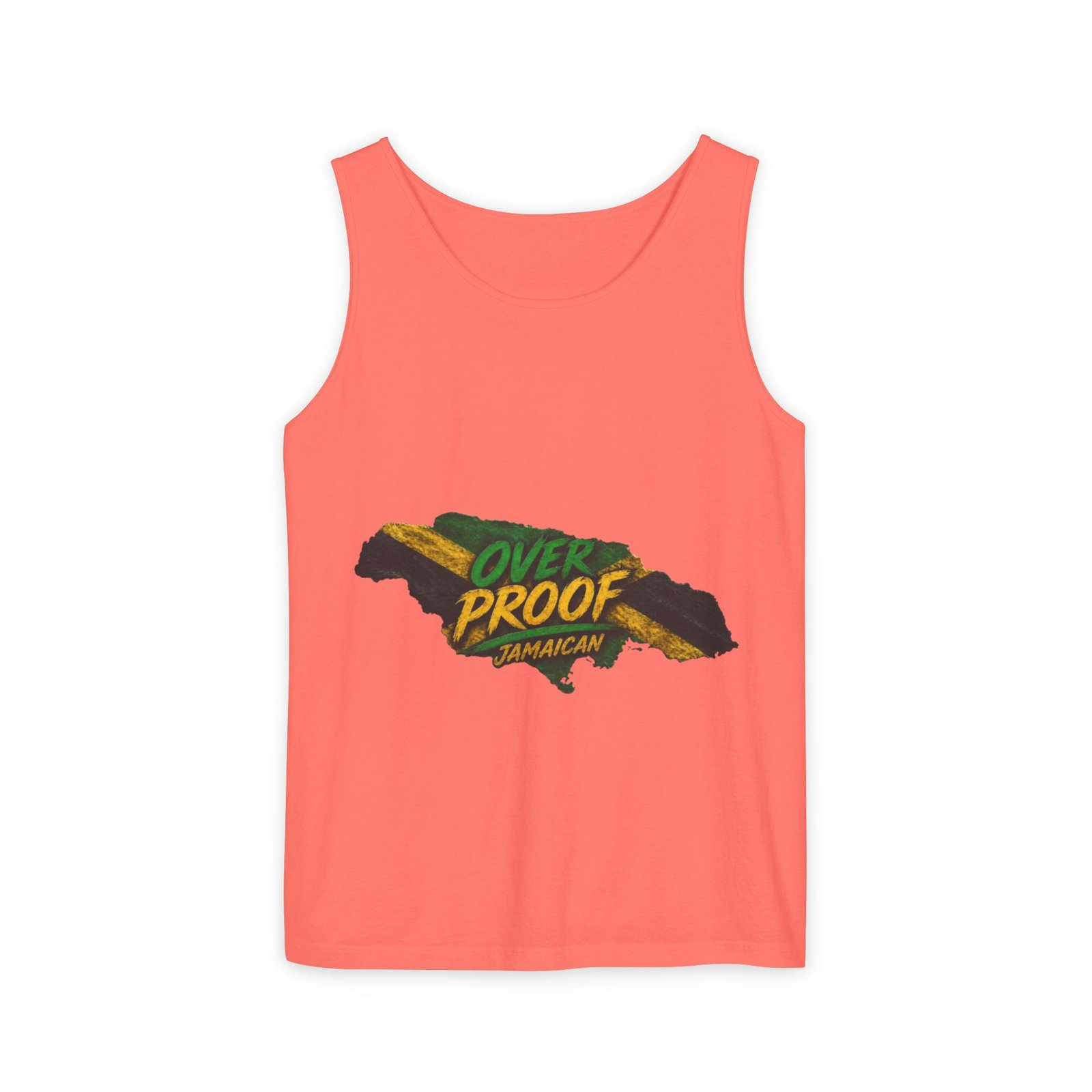 Jamaica Map "Overproof" Men Tank Top — Island Vibe Graphic Tank - Image 5