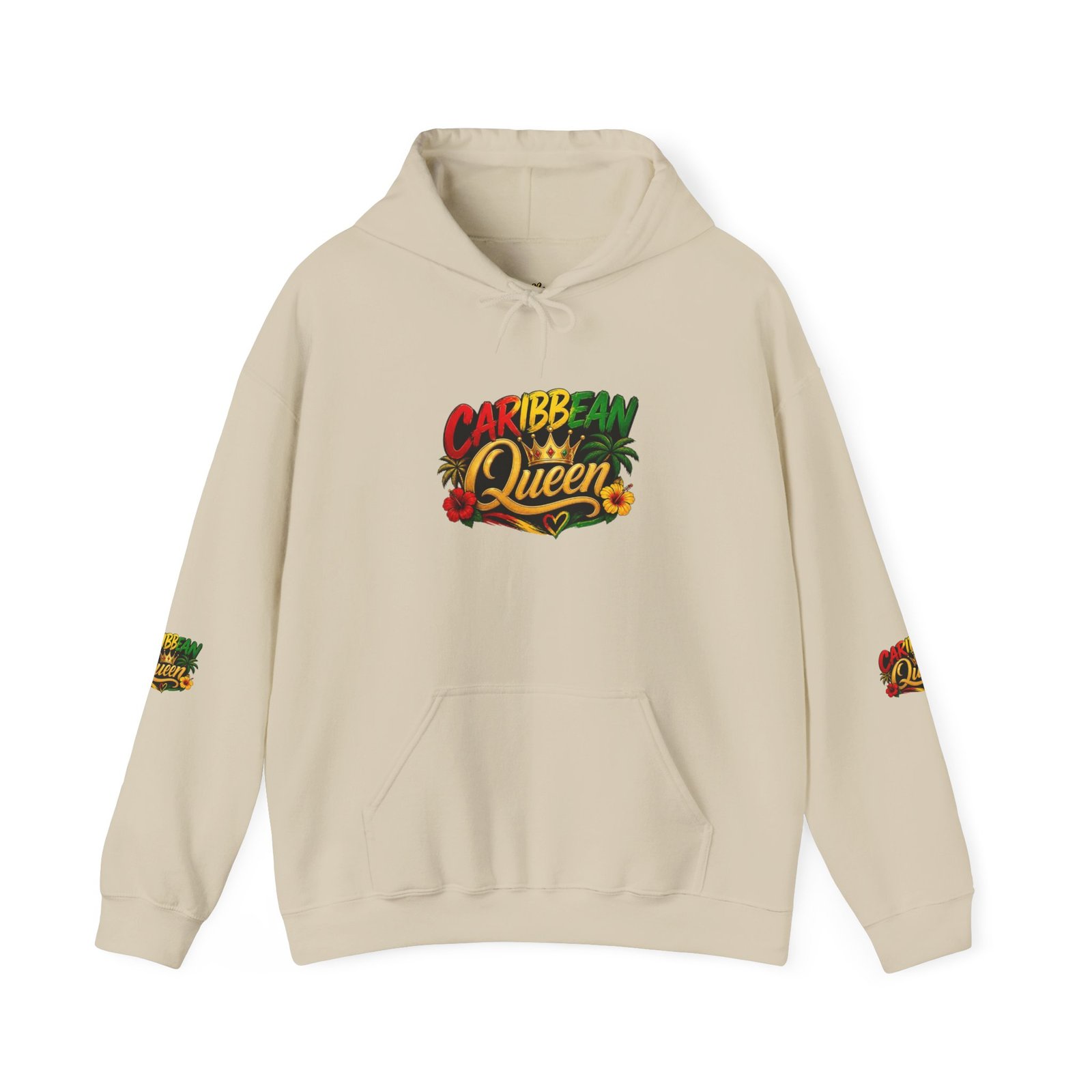 Caribbean Queen Hoodie – Tropical Island Pride Pullover - Image 9