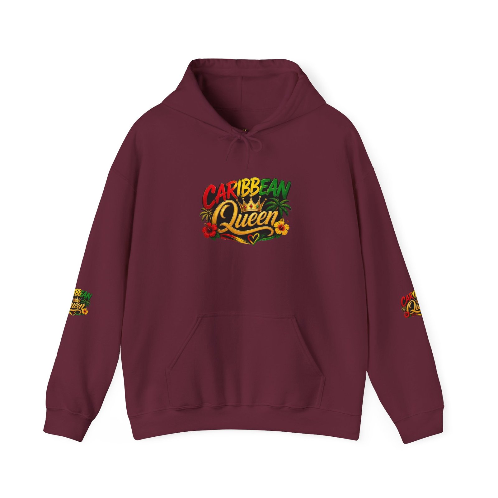 Caribbean Queen Hoodie – Tropical Island Pride Pullover - Image 17