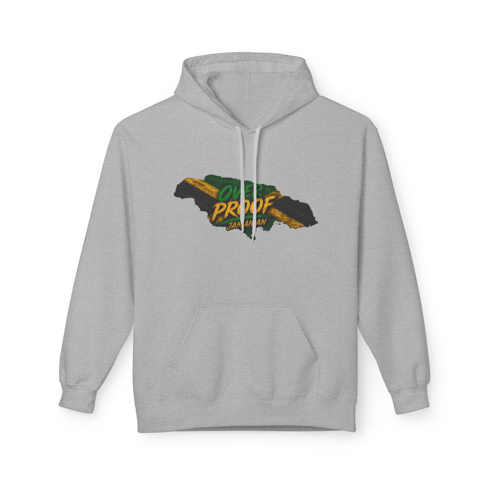 Jamaica Pride Men Hoodie — "Overproof Jamaican" Map Graphic - Image 21