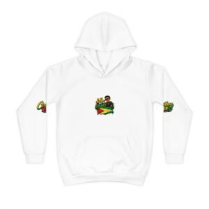 Kids Hoodie — "Lil But Smart" Jamaican Flag Graphic Children's Pullover