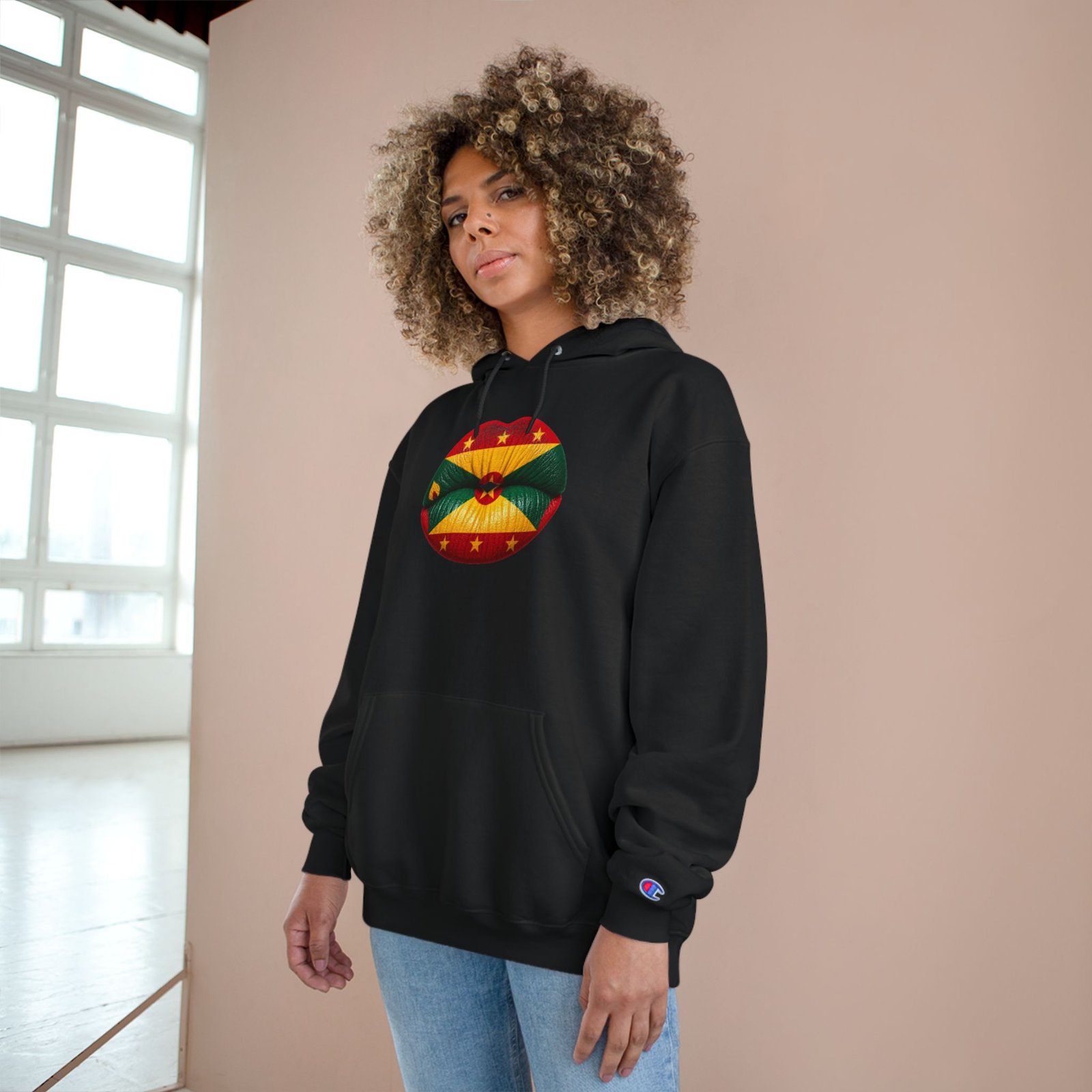Grenada Flag Lips Hoodie — Bold Caribbean Pride Pullover - Image 16