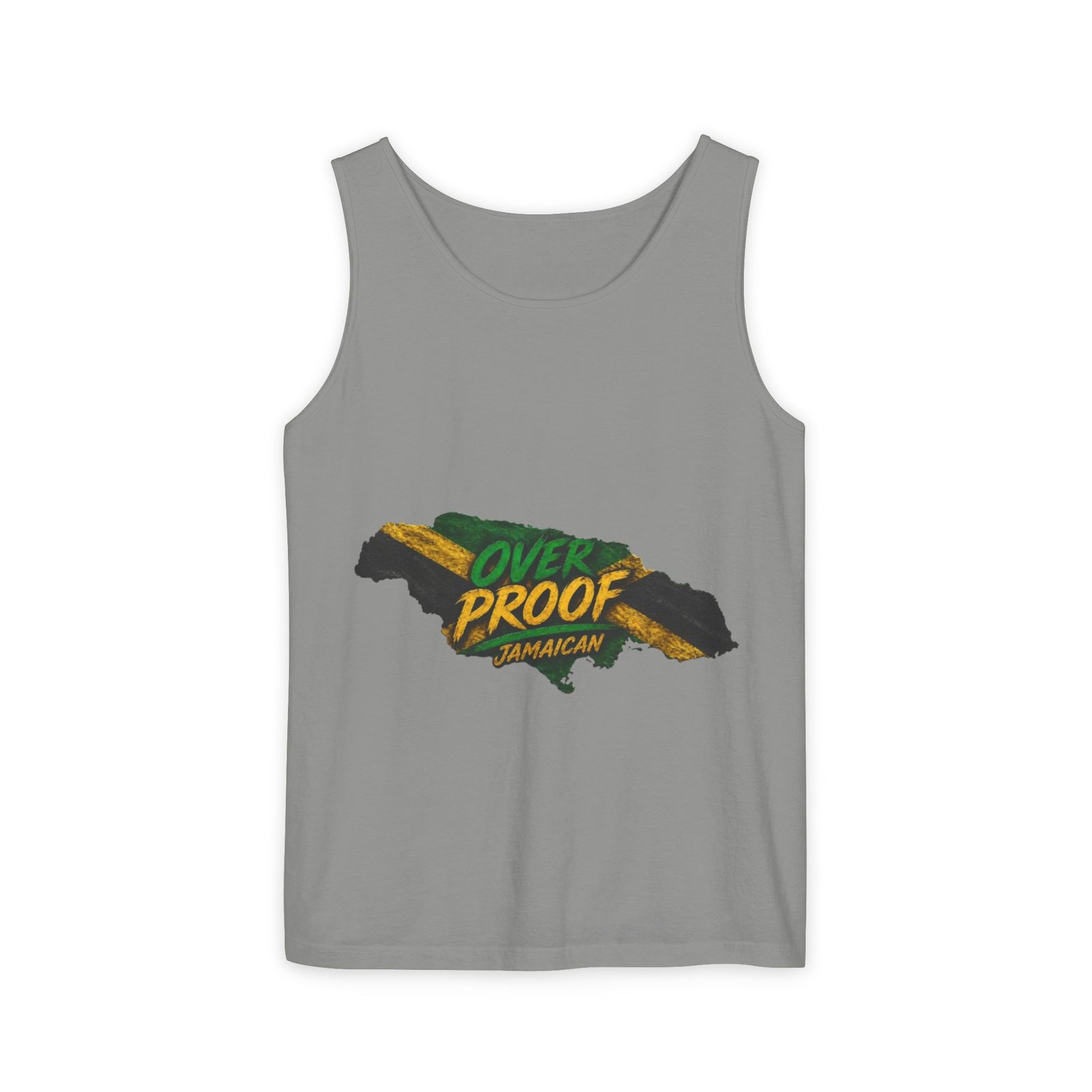 Jamaica Map "Overproof" Men Tank Top — Island Vibe Graphic Tank - Image 33