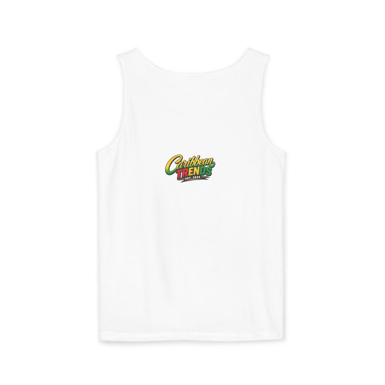 Jamaica Map "Overproof" Men Tank Top — Island Vibe Graphic Tank - Image 2