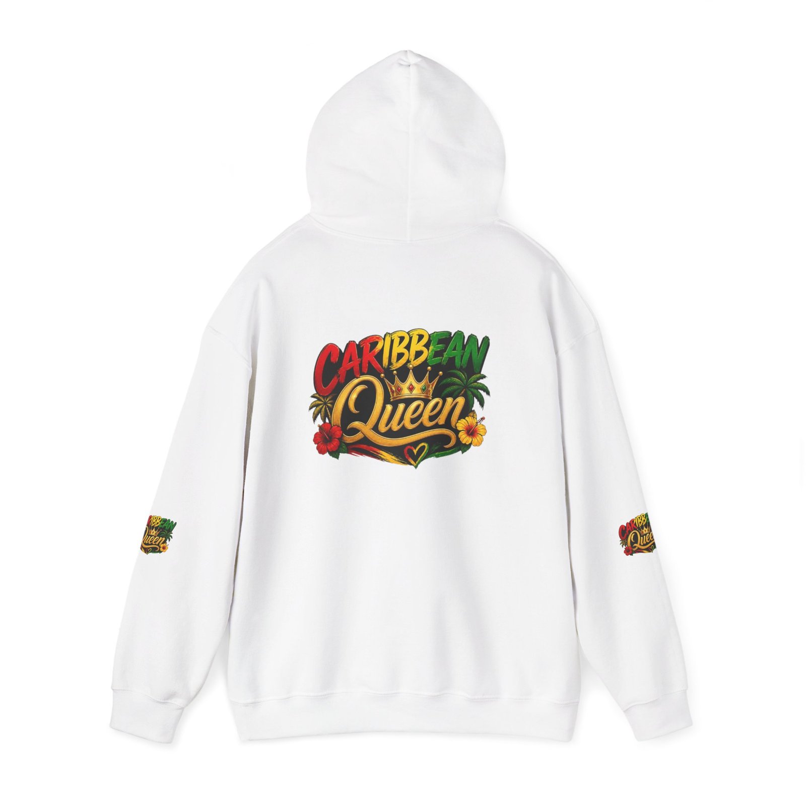 Caribbean Queen Hoodie – Tropical Island Pride Pullover - Image 3