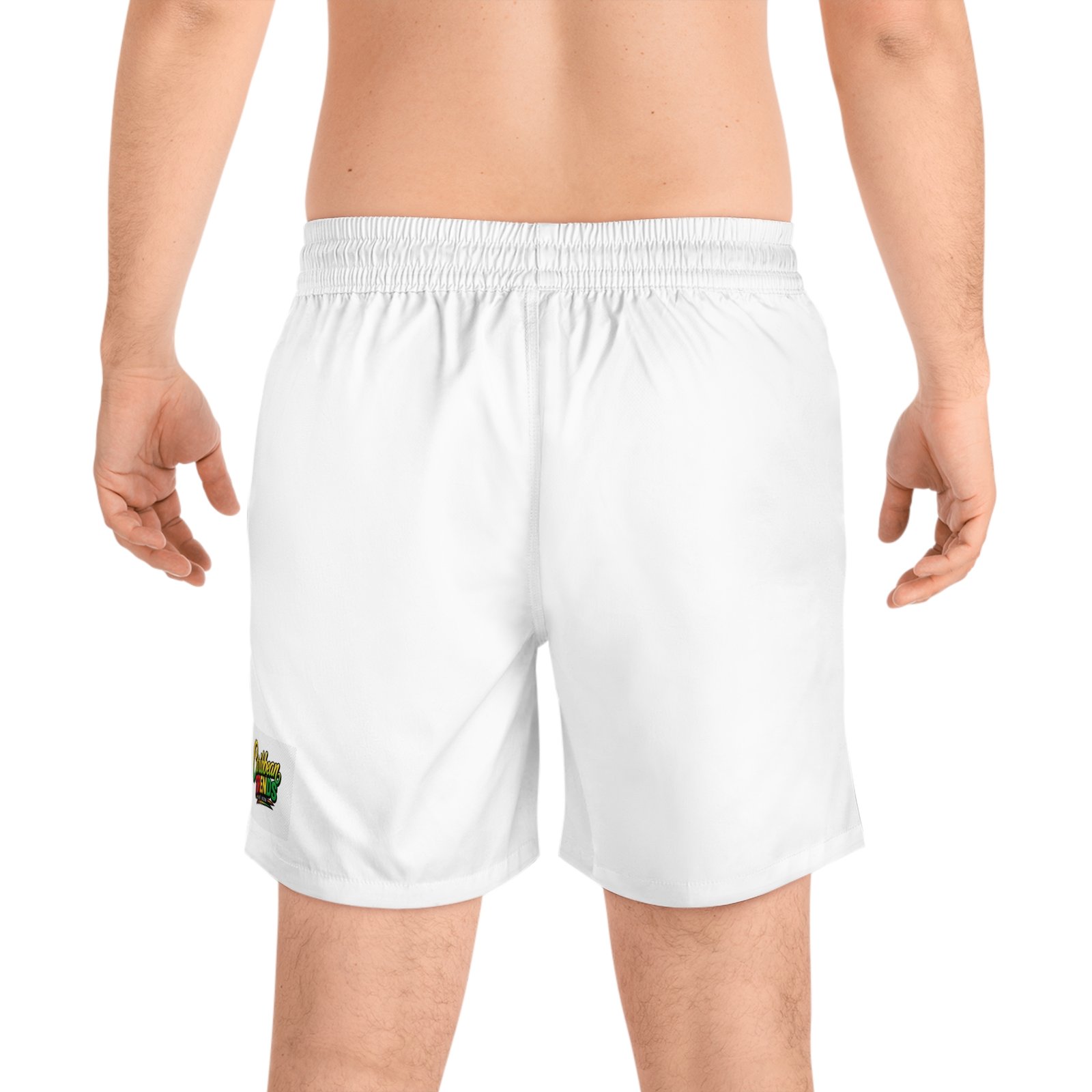 Guyana Flag Swim Shorts — "Land of Many Waters" Men’s Mid-Length Swim Trunks - Image 4