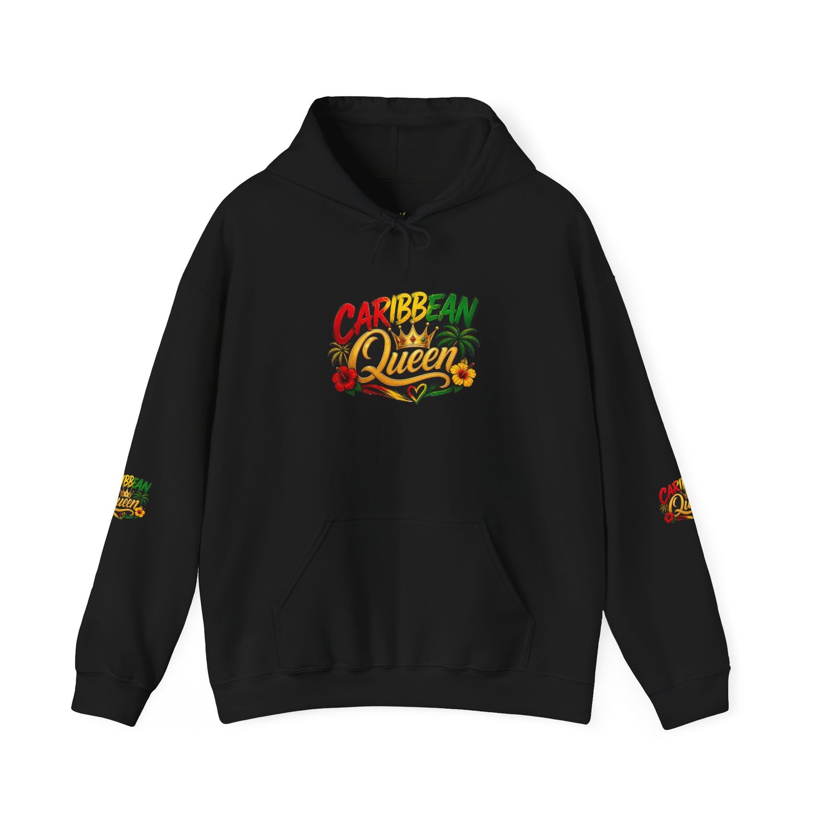 Caribbean Queen Hoodie – Tropical Island Pride Pullover - Image 5
