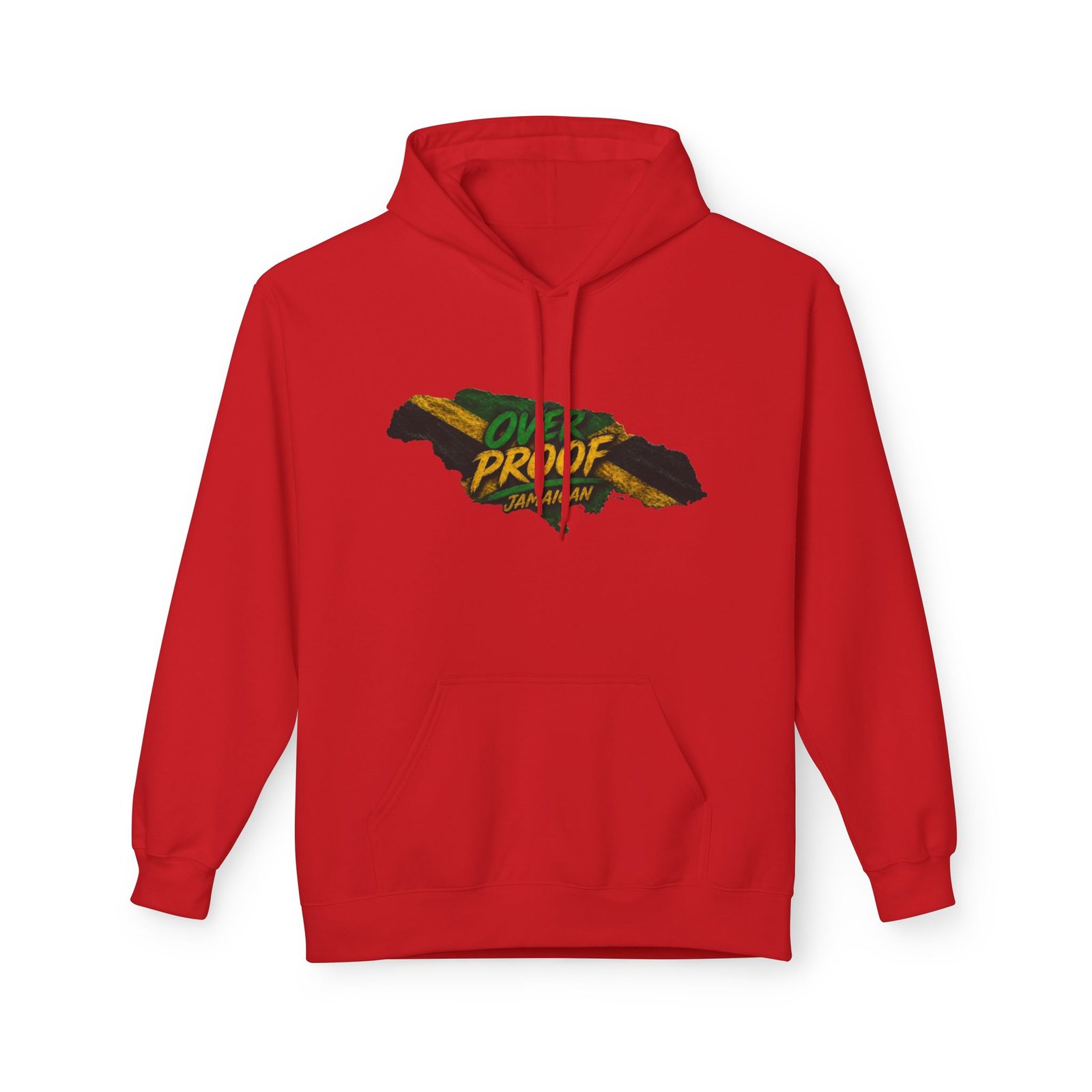 Jamaica Pride Men Hoodie — "Overproof Jamaican" Map Graphic - Image 41