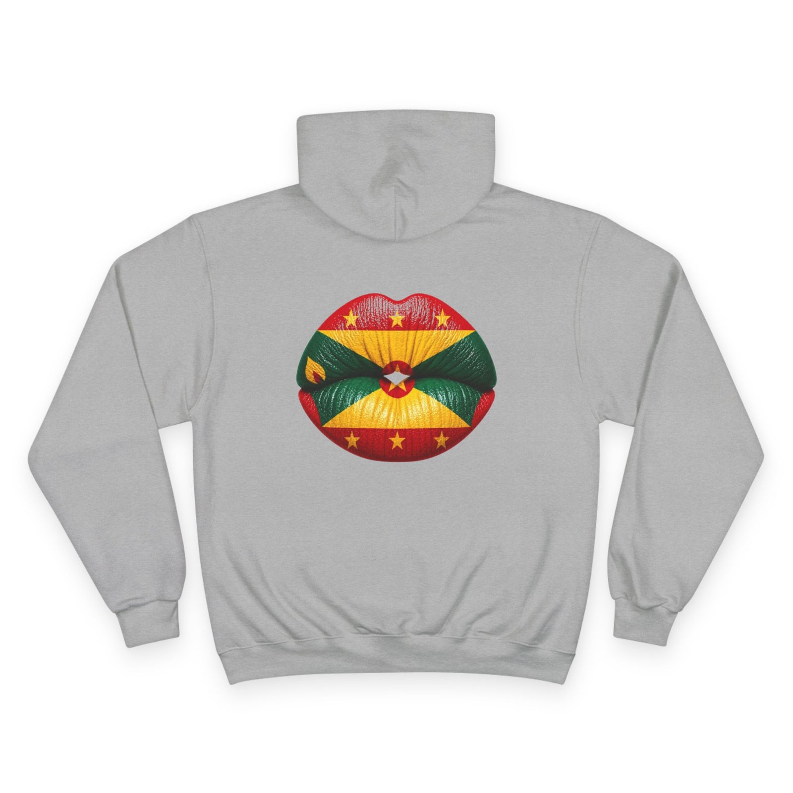 Grenada Flag Lips Hoodie — Bold Caribbean Pride Pullover - Image 6