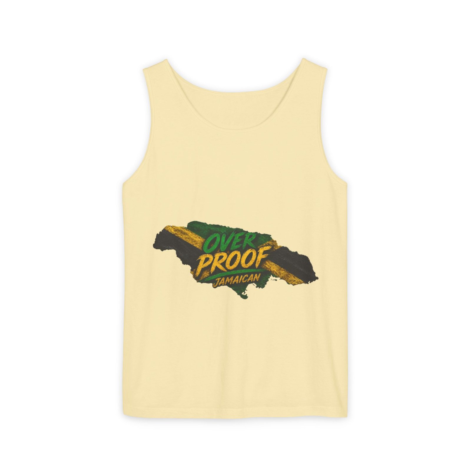 Jamaica Map "Overproof" Men Tank Top — Island Vibe Graphic Tank - Image 17