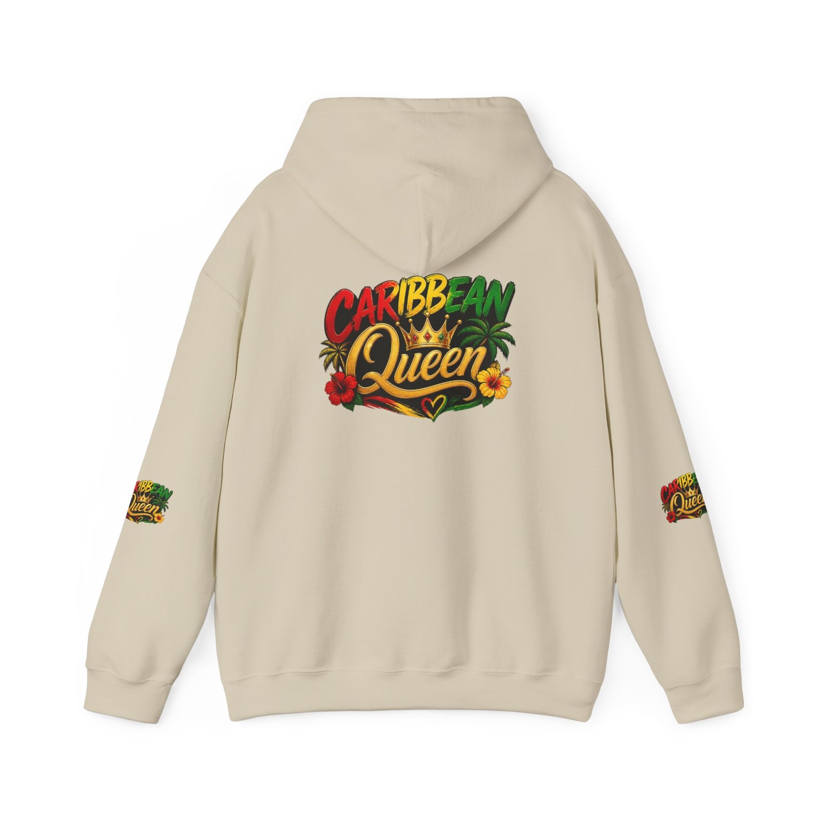 Caribbean Queen Hoodie – Tropical Island Pride Pullover - Image 10