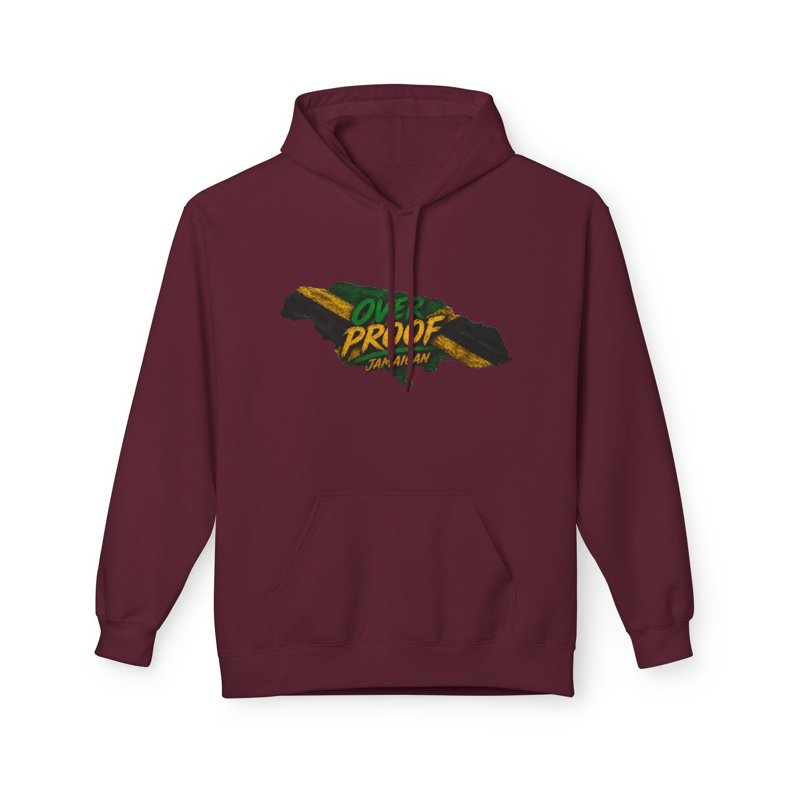 Jamaica Pride Men Hoodie — "Overproof Jamaican" Map Graphic - Image 25