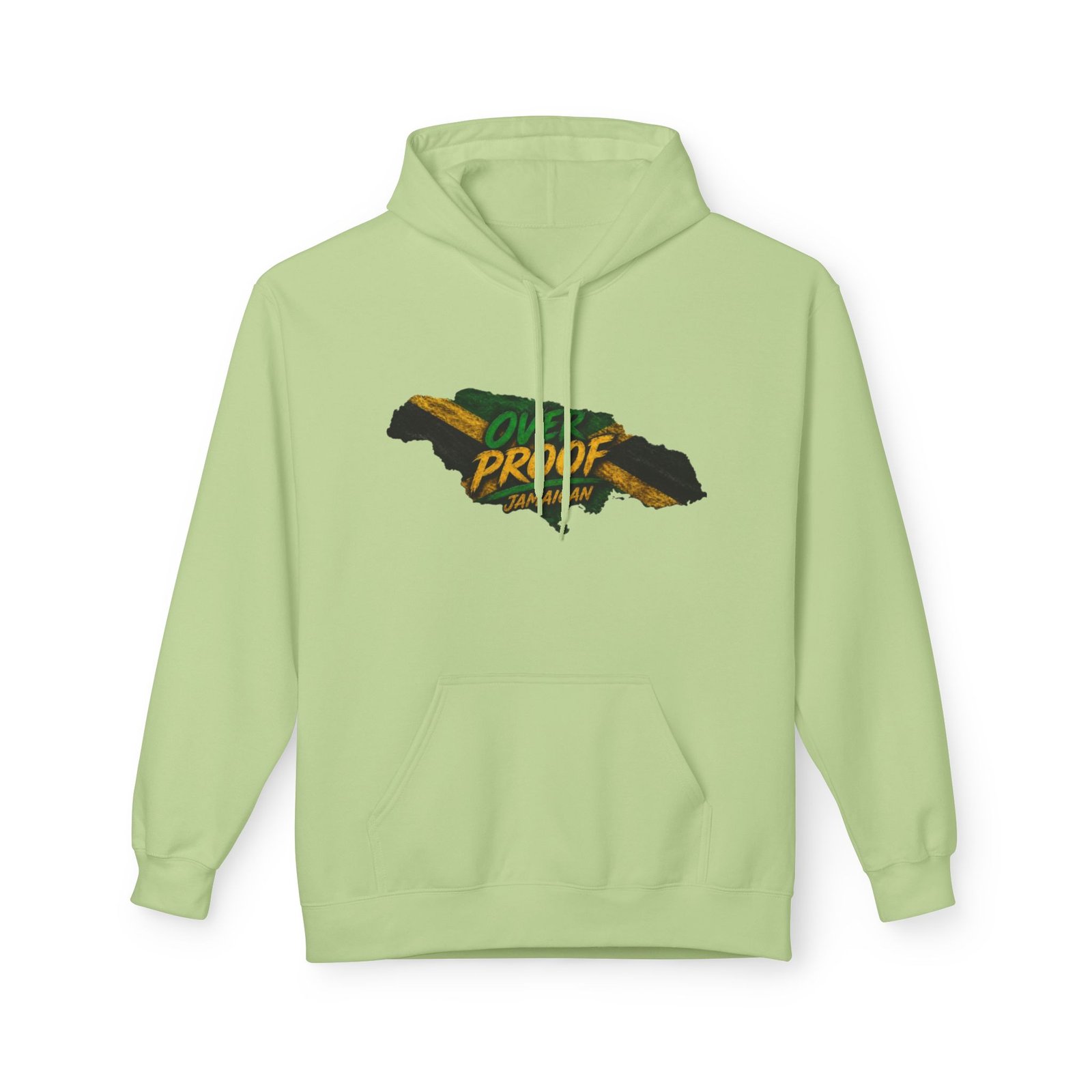 Jamaica Pride Men Hoodie — "Overproof Jamaican" Map Graphic - Image 29