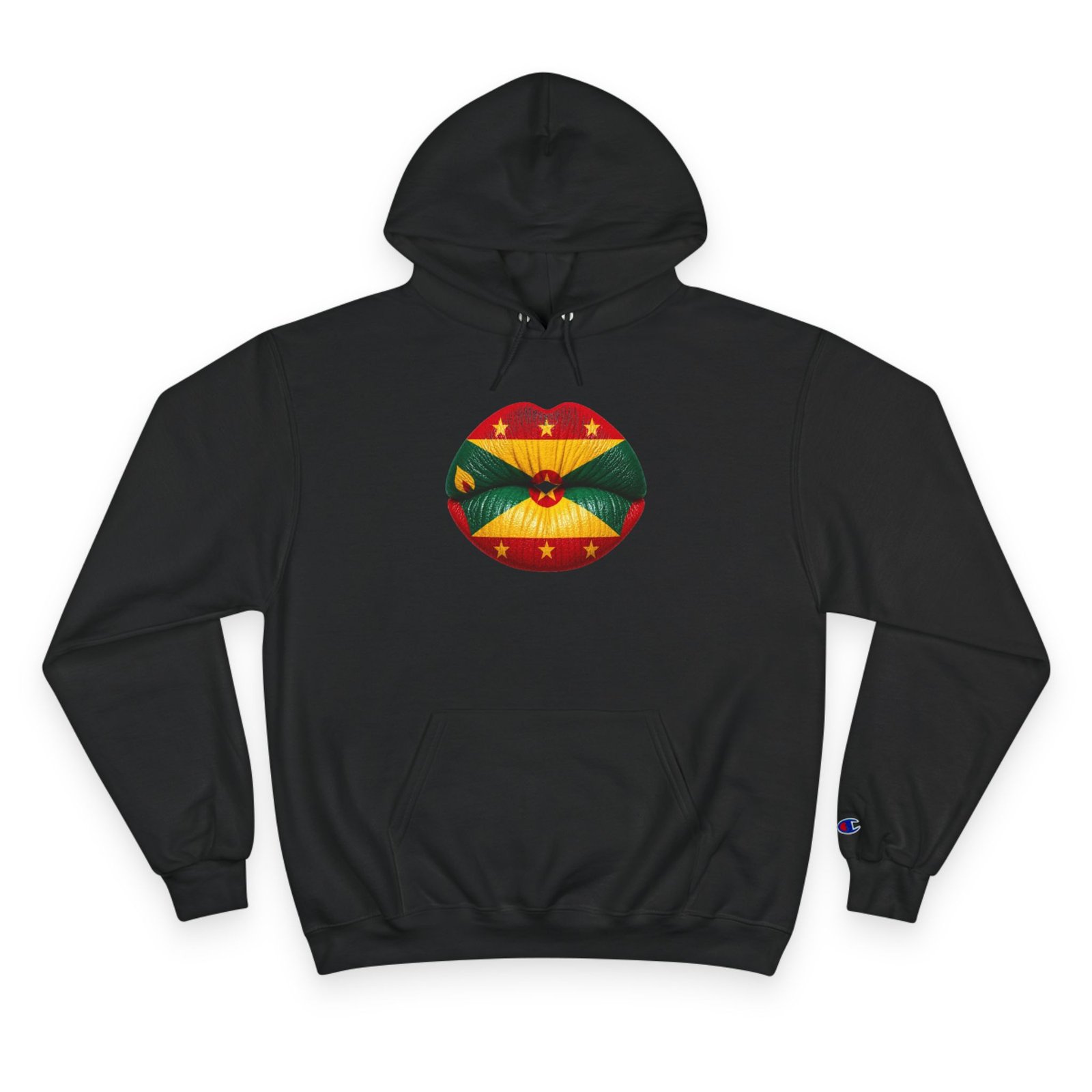 Grenada Flag Lips Hoodie — Bold Caribbean Pride Pullover - Image 13