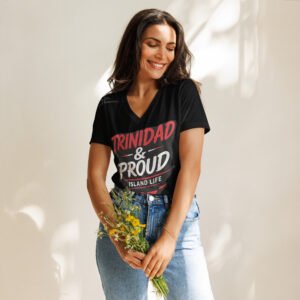 Womenโs relaxed v-neck t-shirt