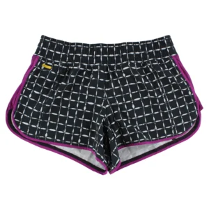 Lole Womens Step Shorts Black L, Color: Black/White/Purple | 100% Authentic