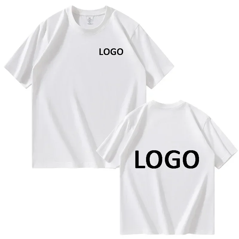 Customized 100% Cotton Printed T-shirts Men Fashion Short Sleeve O-neck Tshirt Women Personality Streetwear Tee Tops Camiseta - Image 4