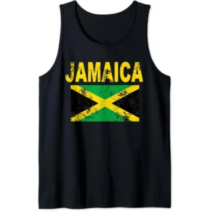 New Jamaica Flag Tank Top For Men Summer Sleeveless T-Shirt Cool Print Jamaican Flags Graphic Vest Street Tees