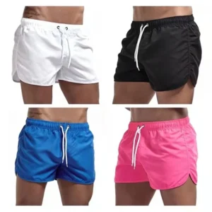 Men's Swim Shorts Swim Trunks Quick Dry Board Shorts Bathing Suit Breathable Drawstring With Pockets for Surfing Beach Summer
