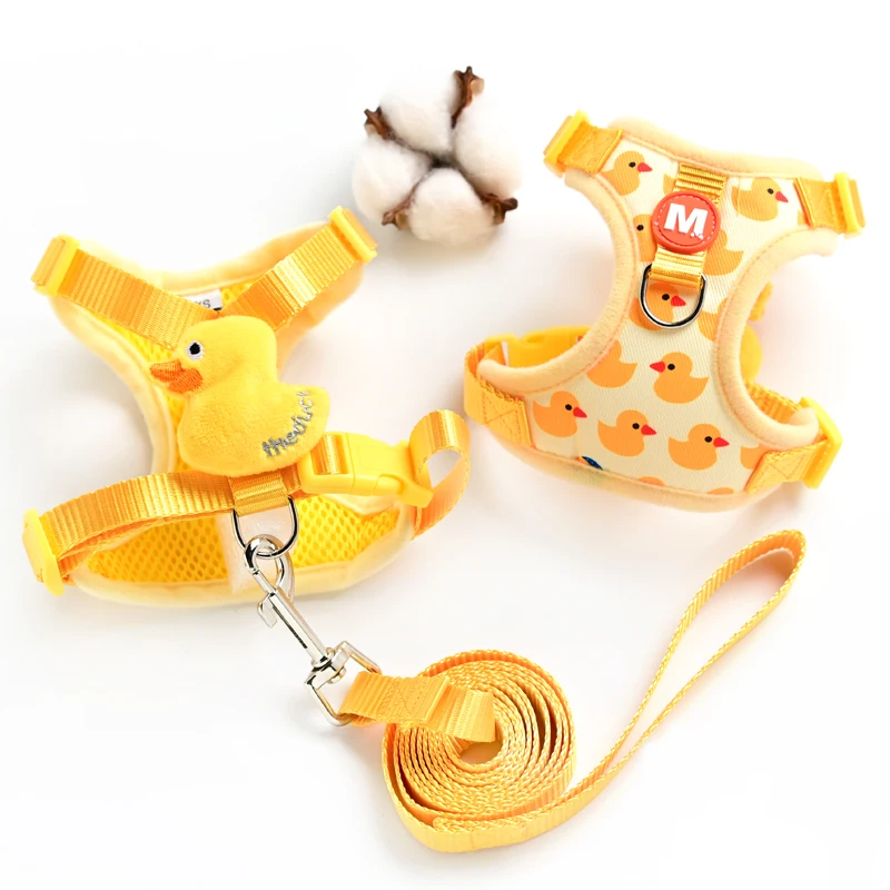 Cute Harness For Small Dogs Elephant Cartoon Pet Vest Collar Chest Strap XS XL Little Animal Chihuahua Pomaranian Accessories+ - Image 8