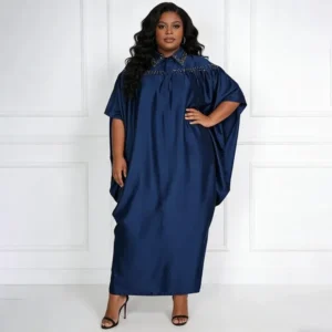 African Dresses for Women Traditional Africa Clothing Dashiki Diamond Evening Gown Abayas Robe Muslim Kaftan Maxi Long Dress