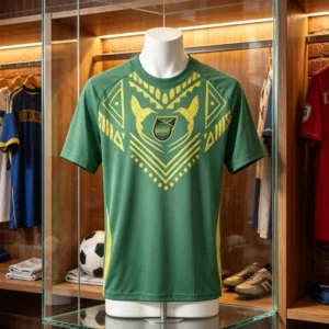 2026 Summer Men's New Jamaica Football T Shirt Outdoor Sport Loose Quick Dry Short Sleeve Training Casual Fitness FamilyMatching