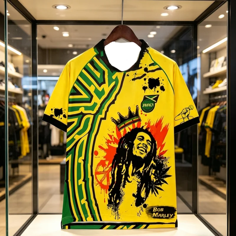 Memorial Camiseta Men's Jamaica 3D Printed T-shirt Bob Marley Special Edition Jersey Graffiti Outdoor Blazer Family Kids Tees - Image 7