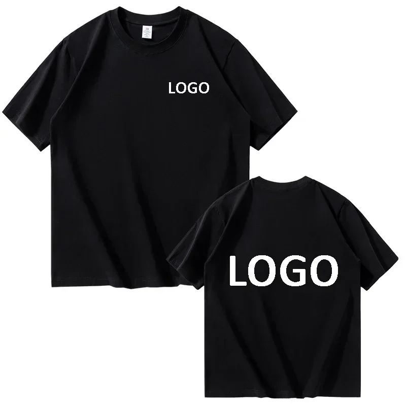 Customized 100% Cotton Printed T-shirts Men Fashion Short Sleeve O-neck Tshirt Women Personality Streetwear Tee Tops Camiseta - Image 3