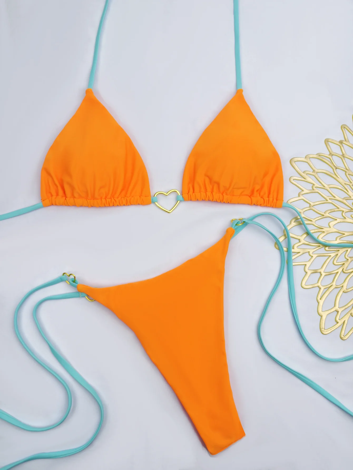 Triangle Thong Bikini 2026 Women Halter Swimsuit Solid Sexy Brazilian Swimwear Female Bathers Bathing Swimming Swim Suit Beach - Image 7
