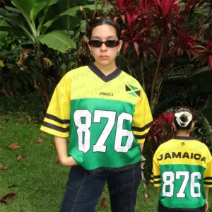 2026 Jamaica Jersey Flag Color Oversized Streetwear Casual Sportswear Jerseys Short Sleeved Summer Men'S Women'S T-Shirts