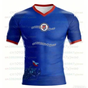 2026 New Haiti Soccer Jersey Short Sleeve Tee Men's T-Shirt Gym Training Workout Fitness Running Tops Kids Quick Dry Sportswear