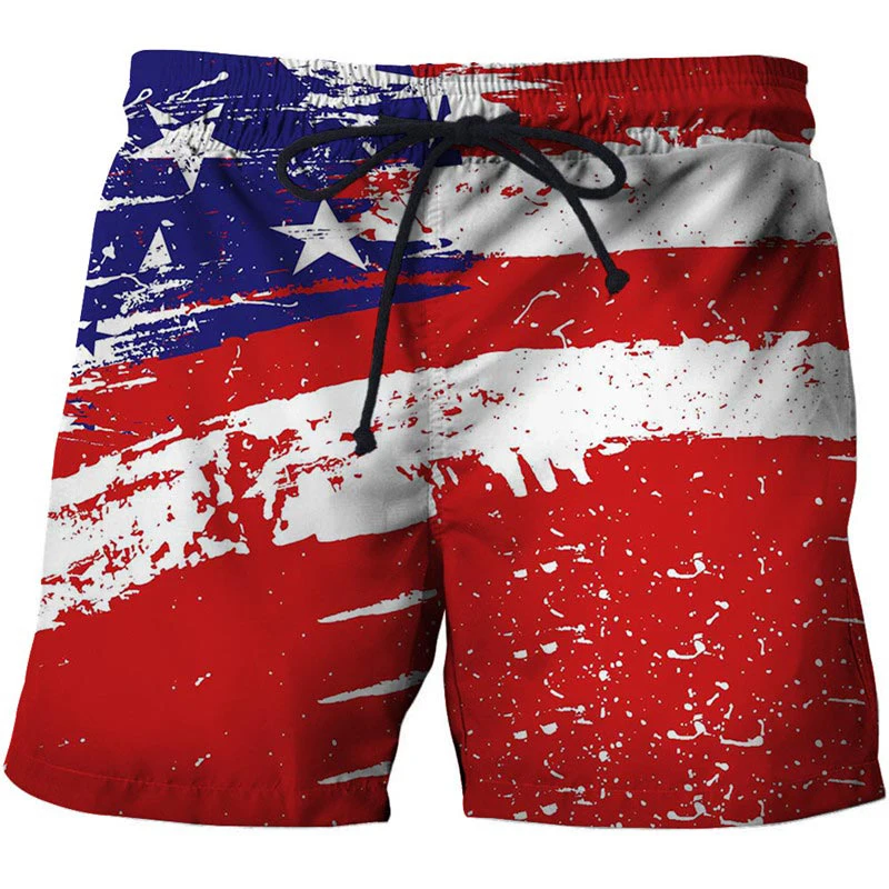 Men's Swimwear Shorts American Flag 3d Surfing Board Short Kids Beach Shorts Men Trunk USA Flag Swimsuit Sports Pants Briefs Boy - Image 8