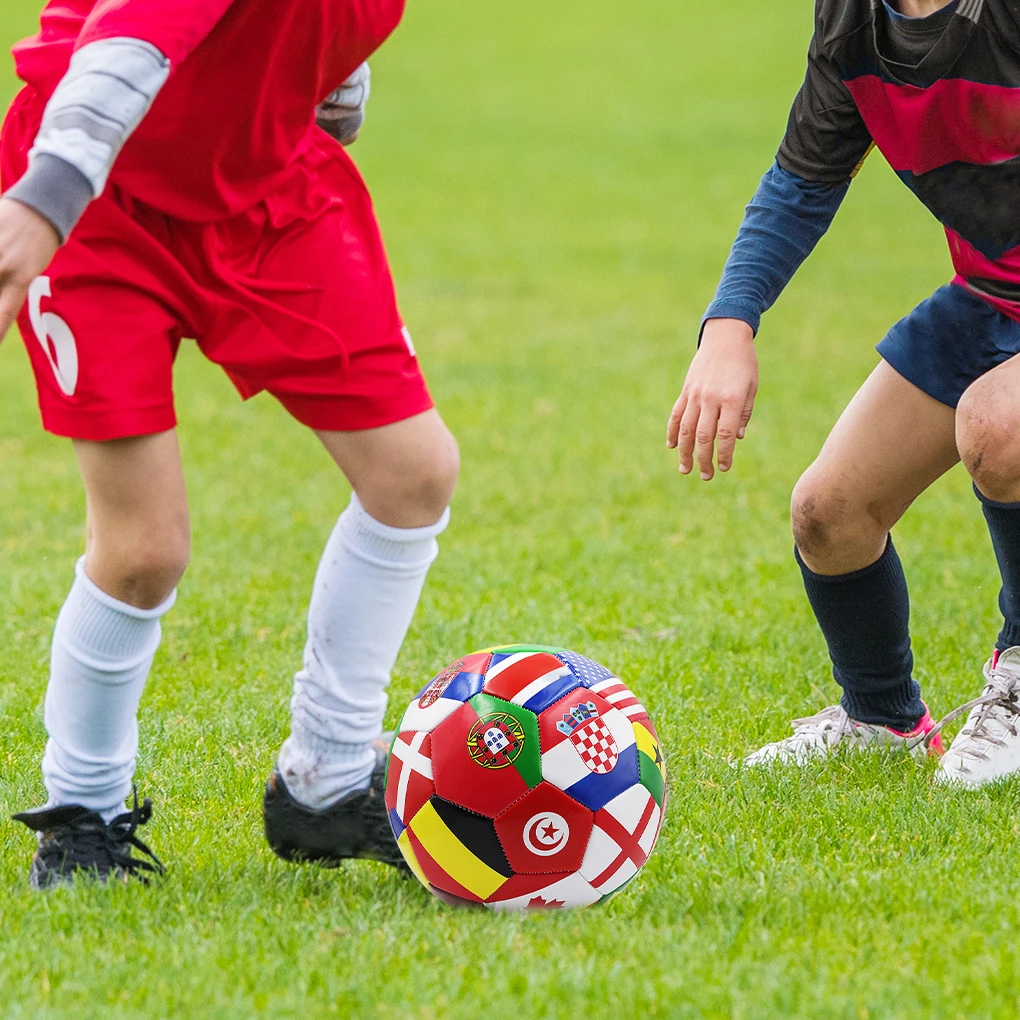 National Flag Colours Soccer Ball Suitable For Different Surfaces And Teamwork Innovative Foot Balls - Image 2
