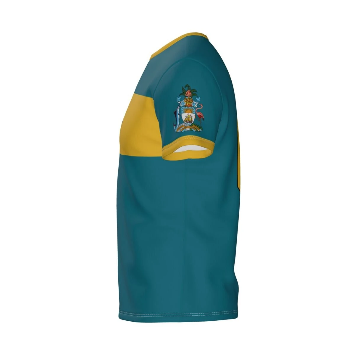 Bahamas Flag 3D Printed T-shirts Sports Casual Jerseys Team Tees Gift For Football Fans Bahamian Badge Short Sleeved T Shirt - Image 2
