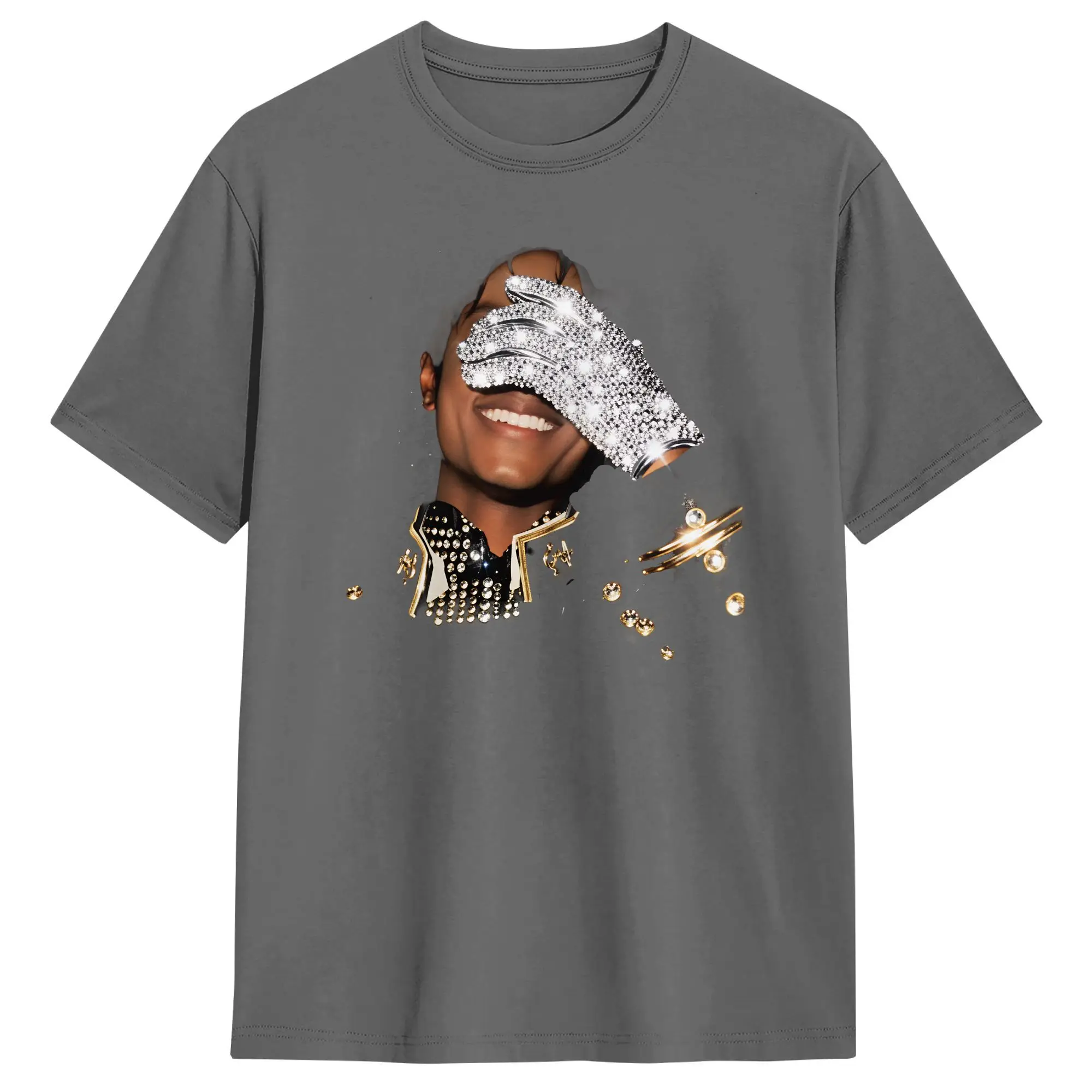 MJ Michael Jackson T-Shirts Men Leisure Cotton Tee Shirt O Neck Short Sleeve T Shirt Plus Size Clothing - Image 15
