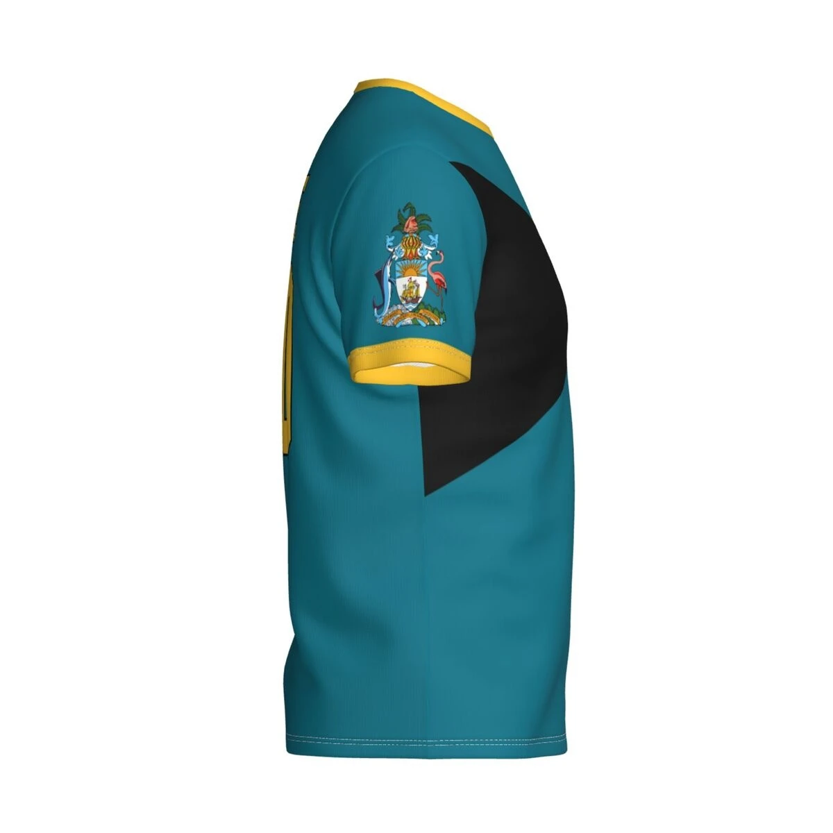 Bahamas Flag 3D Printed T-shirts Sports Casual Jerseys Team Tees Gift For Football Fans Bahamian Badge Short Sleeved T Shirt - Image 3