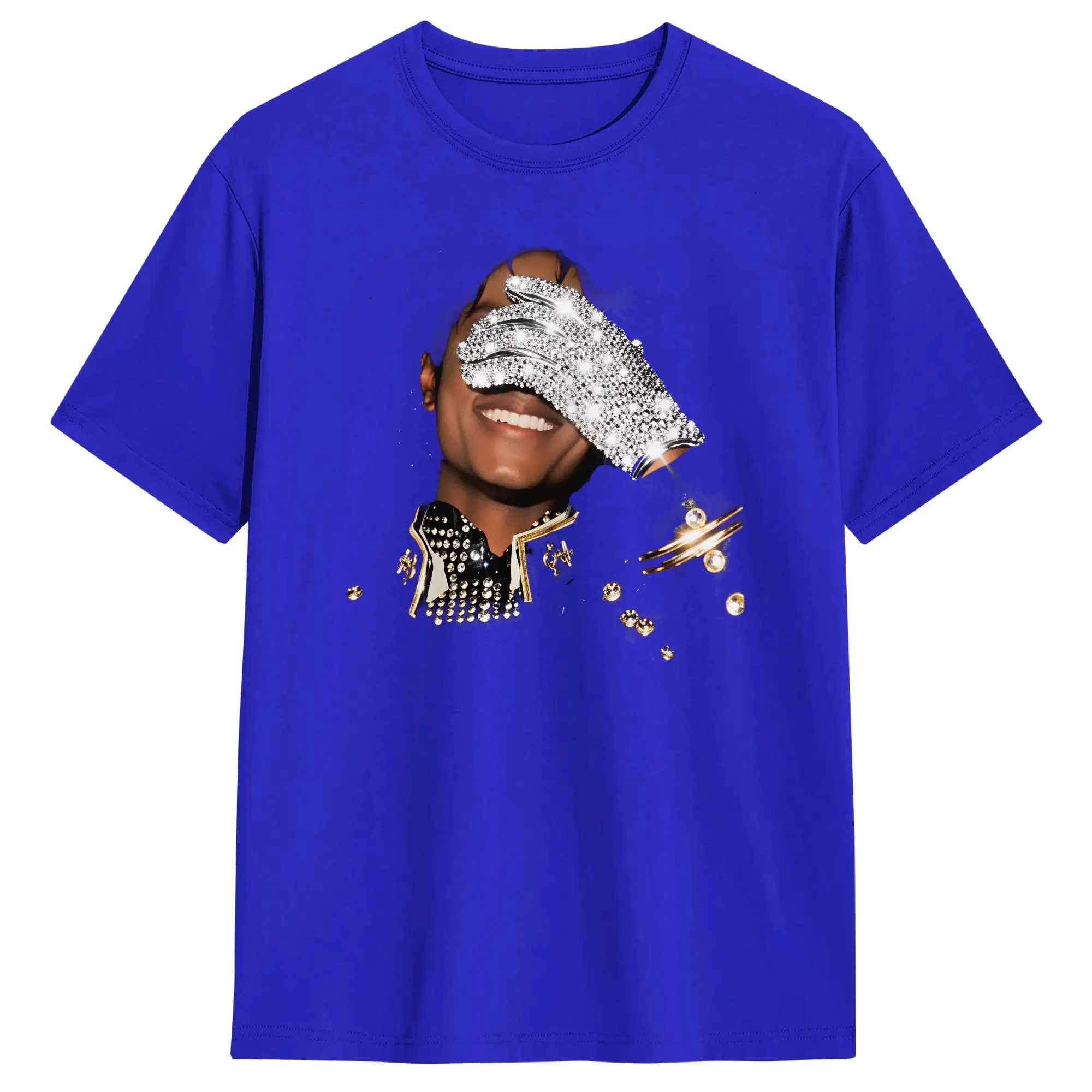 MJ Michael Jackson T-Shirts Men Leisure Cotton Tee Shirt O Neck Short Sleeve T Shirt Plus Size Clothing - Image 9