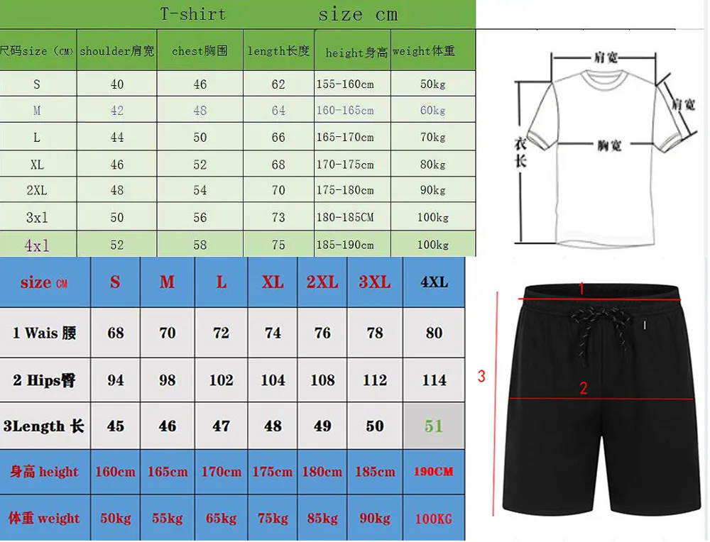 Men's 2 Piece Tracksuit Short Sleeve T Shirt & Shorts Set Casual Sportswear with Paris Print Summer Outfit for Daily Wear - Image 6