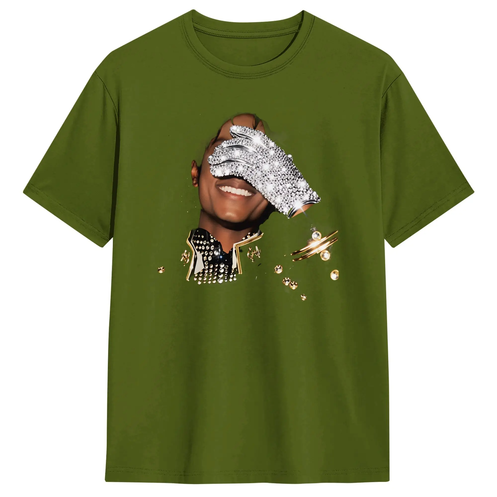 MJ Michael Jackson T-Shirts Men Leisure Cotton Tee Shirt O Neck Short Sleeve T Shirt Plus Size Clothing - Image 12